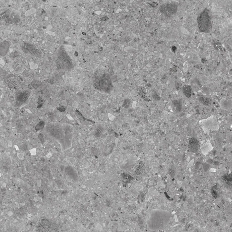 Glazed porcelain stoneware floor tiles, 60x120, Grey (matt), rectified, A4H97, Terrazzo #8