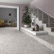 Glazed porcelain stoneware floor tiles, 60x120, Grey (matt), rectified, A4H97, Terrazzo #10