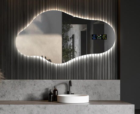 Irregular Mirror LED Lighted decorative design C221 #6
