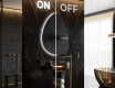 Irregular Mirror LED Lighted decorative design D221 #3