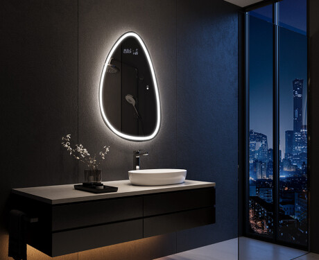 Irregular Mirror LED Lighted decorative design B222 #9