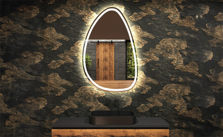 Irregular Mirror LED Lighted decorative design B222