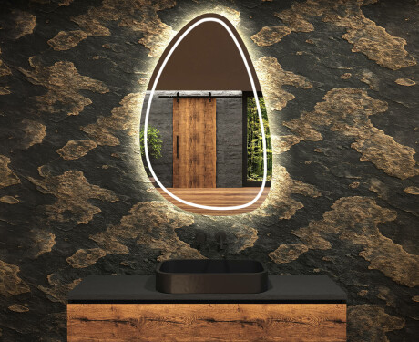 Irregular Mirror LED Lighted decorative design B223
