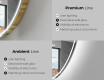 Irregular Mirror LED Lighted decorative design B223 #2