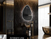 Irregular Mirror LED Lighted decorative design B223 #3
