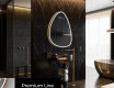 Irregular Mirror LED Lighted decorative design B223 #4