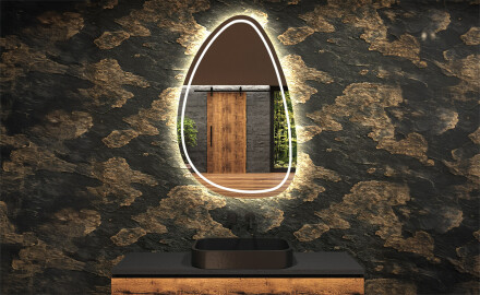 Irregular Mirror LED Lighted decorative design B223