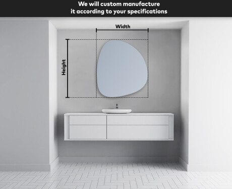 Irregular Mirror LED Lighted decorative design EG221 #4