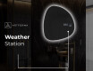 Irregular Mirror LED Lighted decorative design EG221 #7