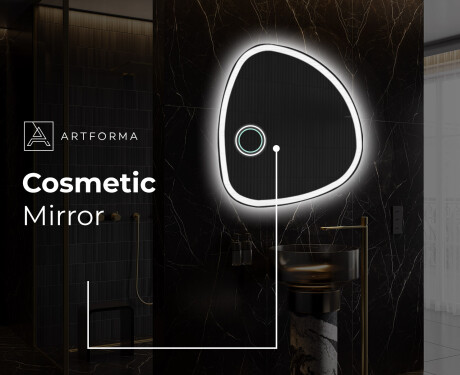 Irregular Mirror LED Lighted decorative design EG222 #5