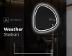 Irregular Mirror LED Lighted decorative design EG223 #8