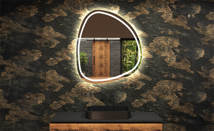 Irregular Mirror LED Lighted decorative design EG223