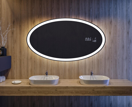 Backlit LED Bathroom Mirror L74 #3