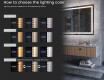 Backlit LED Bathroom Mirror L74 #6