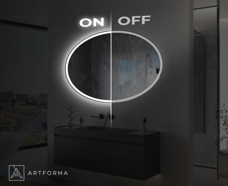 Backlit LED Bathroom Mirror L227 #3
