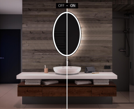 Backlit LED Bathroom Mirror LED74 #5
