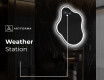 Irregular Mirror LED Lighted decorative design EM222 #7