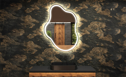 Irregular Mirror LED Lighted decorative design EM222