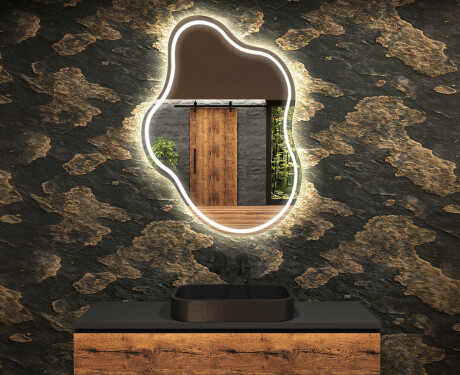 Irregular Mirror LED Lighted decorative design EM223
