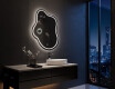Irregular Mirror LED Lighted decorative design EM223 #10
