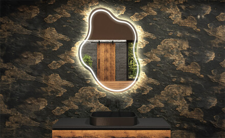 Irregular Mirror LED Lighted decorative design EM223