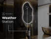 Irregular Mirror LED Lighted decorative design F221 #6