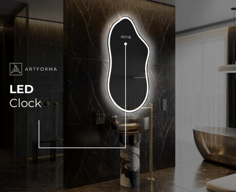 Irregular Mirror LED Lighted decorative design F222 #7