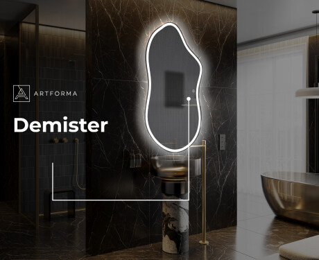 Irregular Mirror LED Lighted decorative design F222 #8