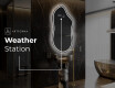 Irregular Mirror LED Lighted decorative design F223 #6