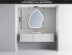Irregular Mirror LED Lighted decorative design G222 #4