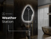 Irregular Mirror LED Lighted decorative design G223 #6