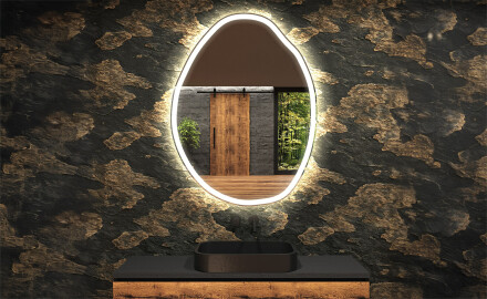 Irregular Mirror LED Lighted decorative design U222