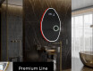 Irregular Mirror LED Lighted decorative design U223 #4