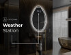 Irregular Mirror LED Lighted decorative design U223 #7