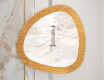 Irregular mirror with a modern metal frame L290 #5