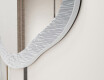 Custom-sized mirror in a stylish metal frame L291 #3