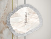 Custom-sized mirror in a stylish metal frame L291 #5