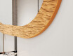 Bathroom mirror with elegant metal detailing L289 #3