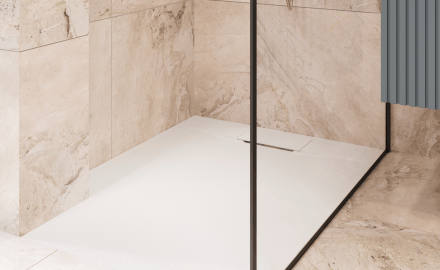 Rectangular shower tray Avero 90x110 cm white