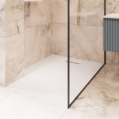 Rectangular shower tray Avero 90x110 cm white #1
