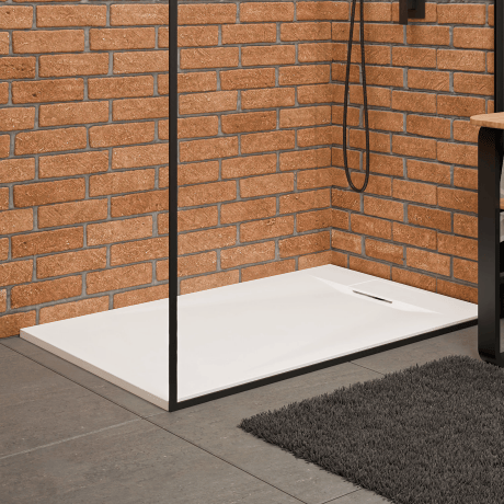 Rectangular shower tray Avero 90x110 cm white #2