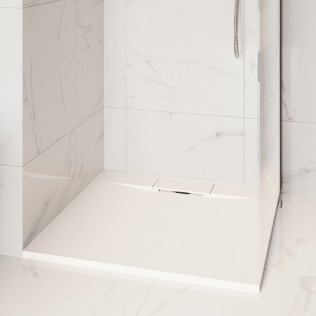 Rectangular shower tray Avero 90x110 cm white #4