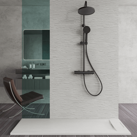 Rectangular shower tray Avero 90x110 cm white #5
