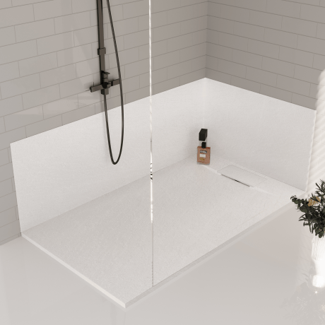 Rectangular shower tray Avero 90x110 cm white #6