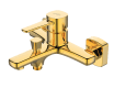 Glamour gold bath mixer