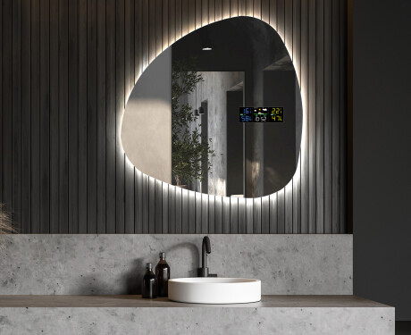 Irregular Mirror LED Lighted decorative design J221 #6