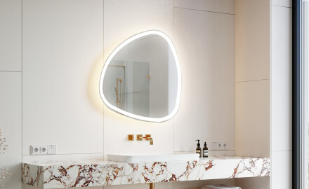 Irregular Mirror LED Lighted decorative design J222