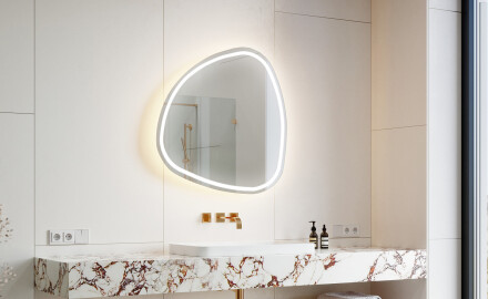 Irregular Mirror LED Lighted decorative design J223