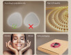 Irregular Mirror LED Lighted decorative design 74x74cm with cool LED color 7000K, warm color 3000K, or neutral color 4500K #5