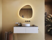 Irregular Mirror LED Lighted decorative design 74x74cm with cool LED color 7000K, warm color 3000K, or neutral color 4500K #8